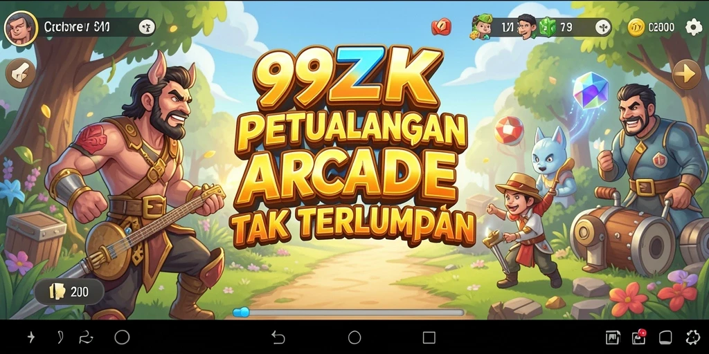 Screenshot gameplay 99ZK menampilkan aksi seru dalam permainan Arcade.