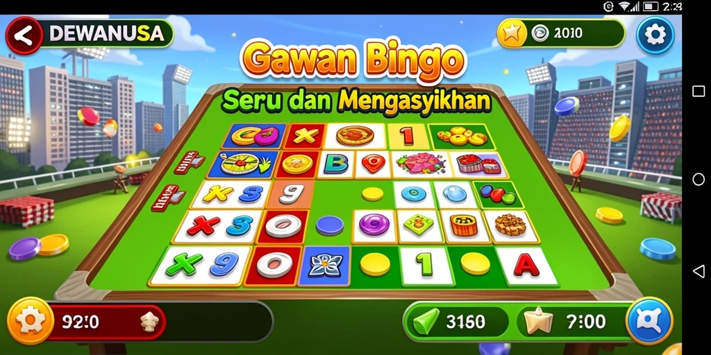 Screenshot gameplay DEWANUSA yang menunjukkan keseruan permainan Bingo.