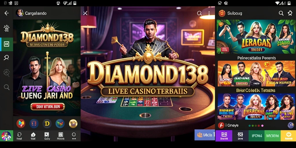 Gameplay Live Casino yang mendebarkan di DIAMOND138.