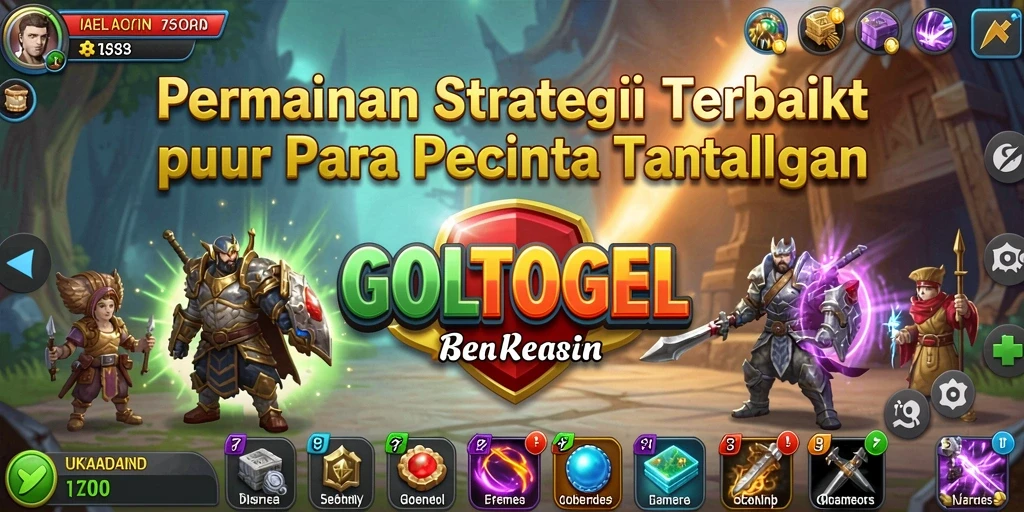 Screenshot dari GOLTOGEL menampilkan momen strategis dalam gameplay yang menegangkan.