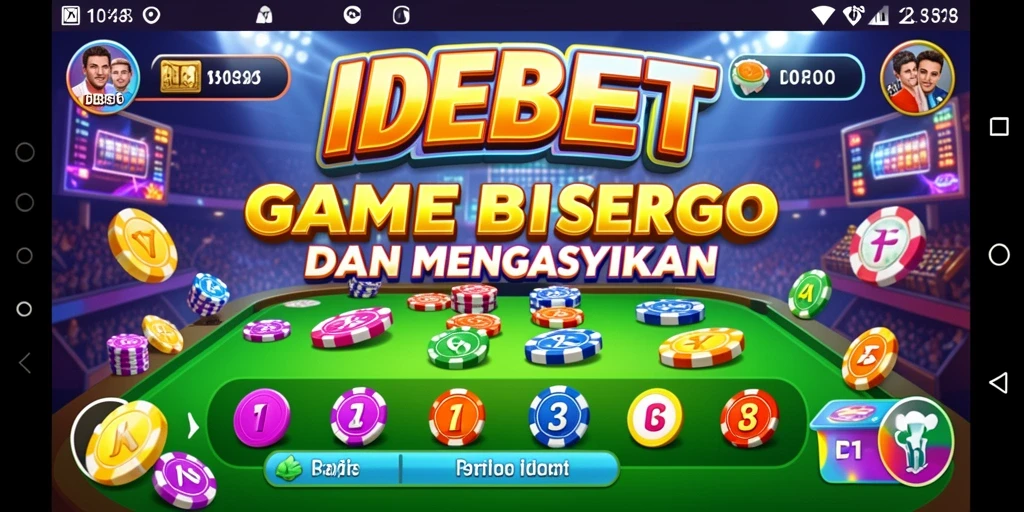 Screenshot IDEBET menunjukkan gameplay Bingo yang menarik.