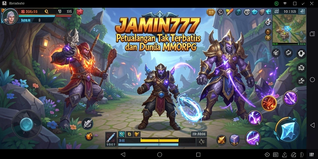 Screenshot gameplay <strong>JAMIN777</strong> menampilkan petualangan menakjubkan dan pertempuran epik.