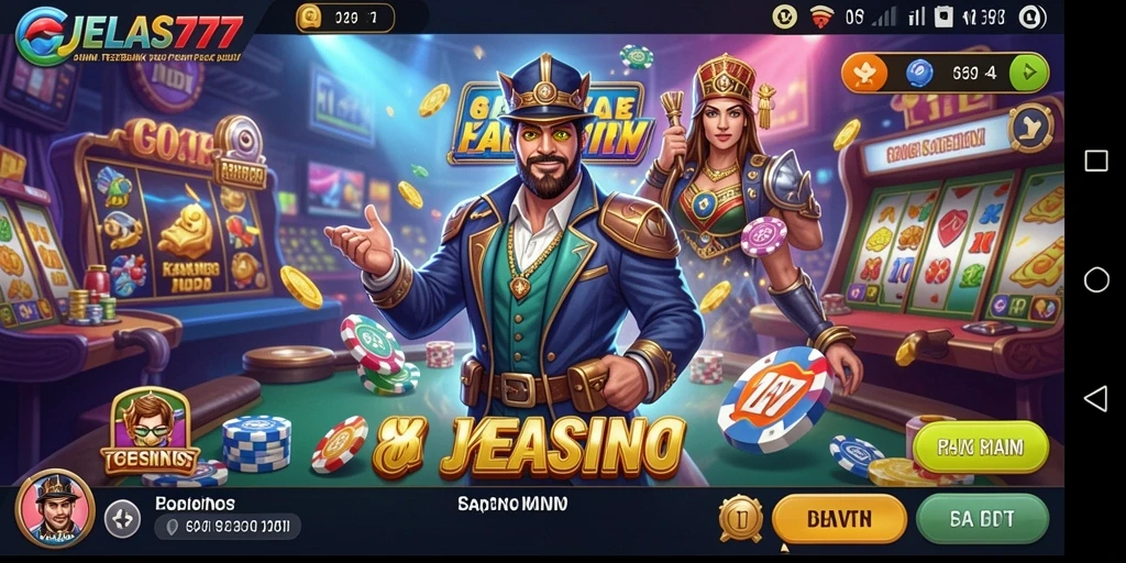 Tampilan gameplay Kasino yang menarik di JELAS777.