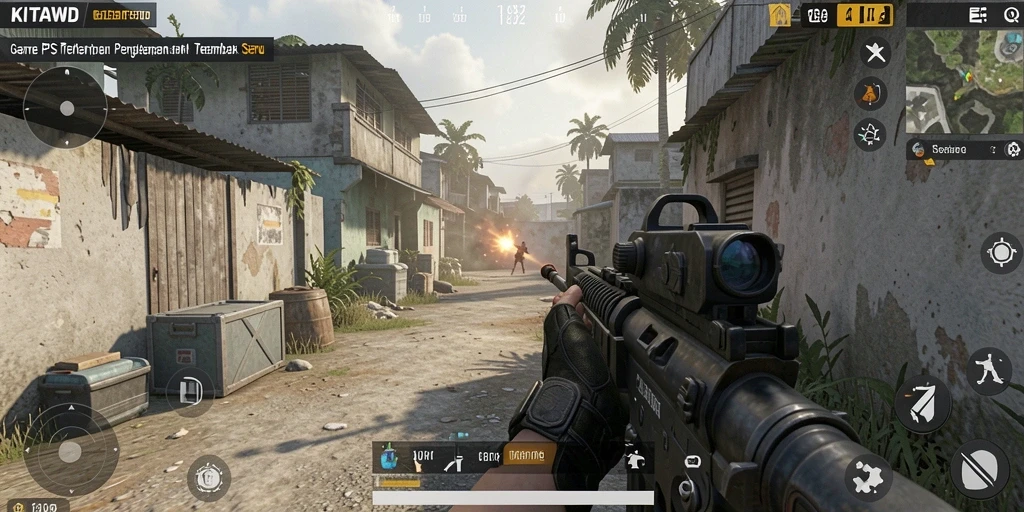 Tampilan gameplay KITAWD yang intens dan mendebarkan saat pertarungan berlangsung.
