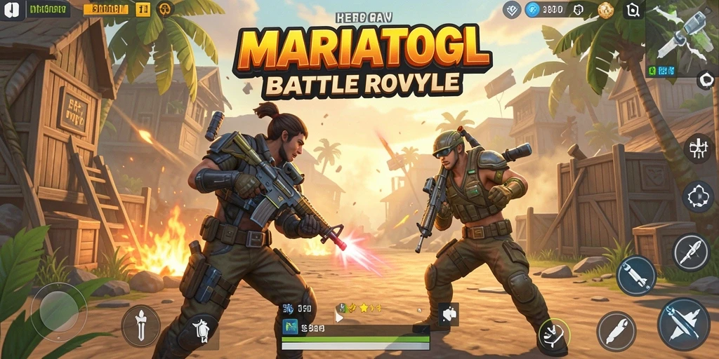 Gameplay seru MARIATOGL di dunia Battle Royale.
