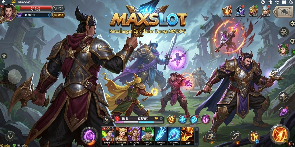 Gameplay seru dan mendebarkan di dunia <strong>MAXSLOT</strong> MMORPG.