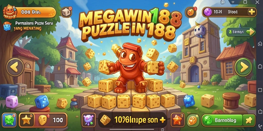 Tangkapan layar gameplay MEGAWIN188 menampilkan tantangan puzzle yang menarik.