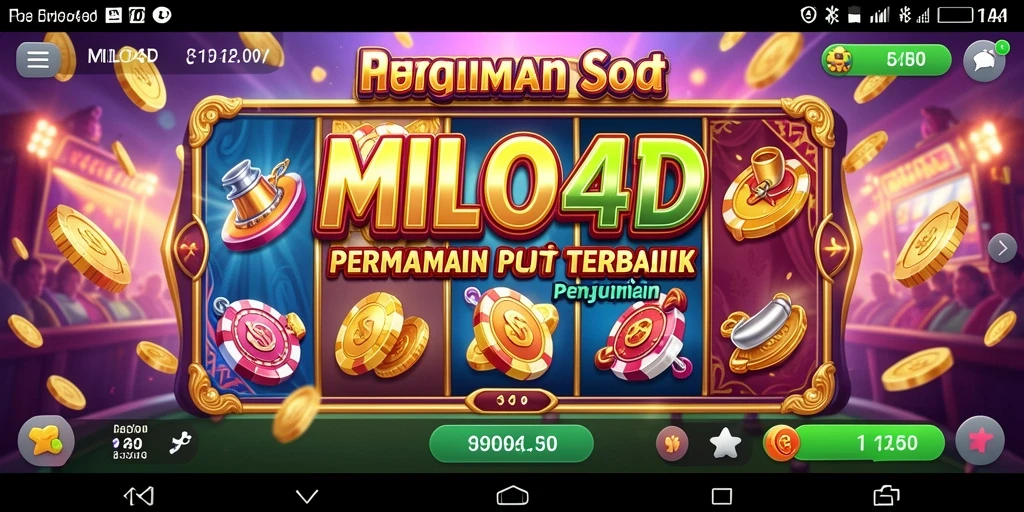Tampilan gameplay menarik dari MILO4D dalam permainan slot.