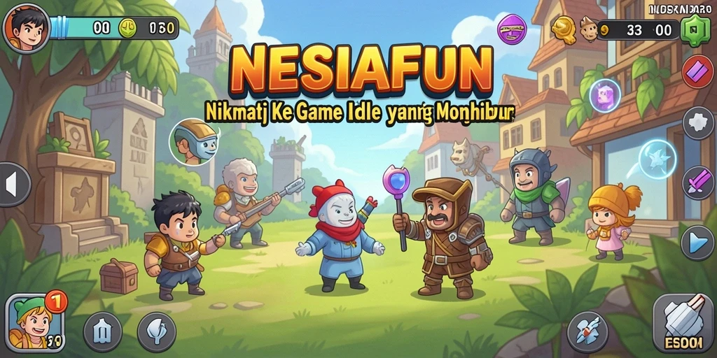 Tampilan gameplay NESIAFUN yang seru dan mengasyikkan.