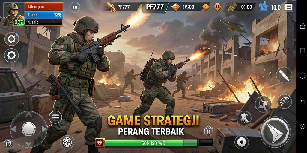 Tampilan gameplay PF777 yang seru dan strategis.