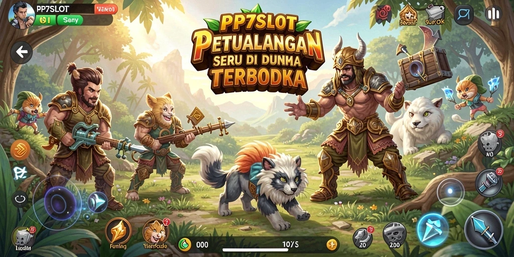 Tampilan gameplay seru dan interaktif di dunia terbuka PP7SLOT.