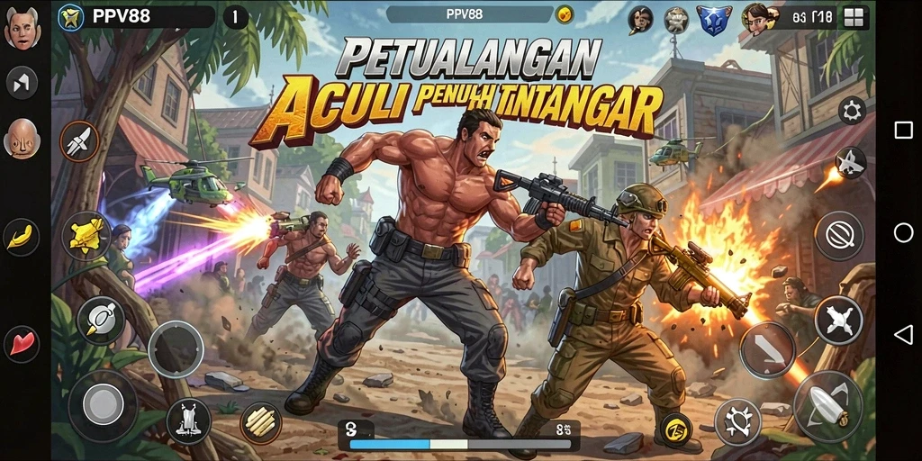 Screenshot gameplay PPV88 dengan aksi seru yang mendebarkan.