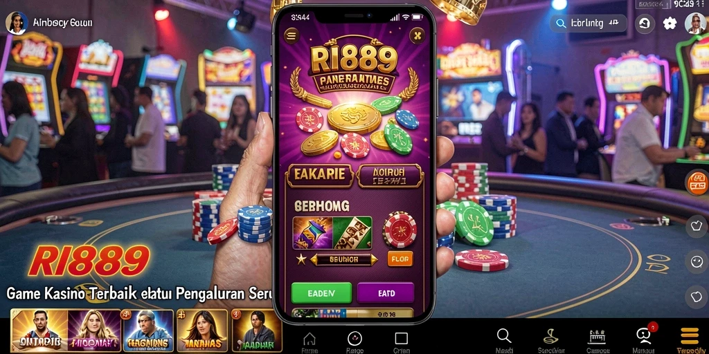 Tampilan gameplay seru dan mendebarkan dari RI889.