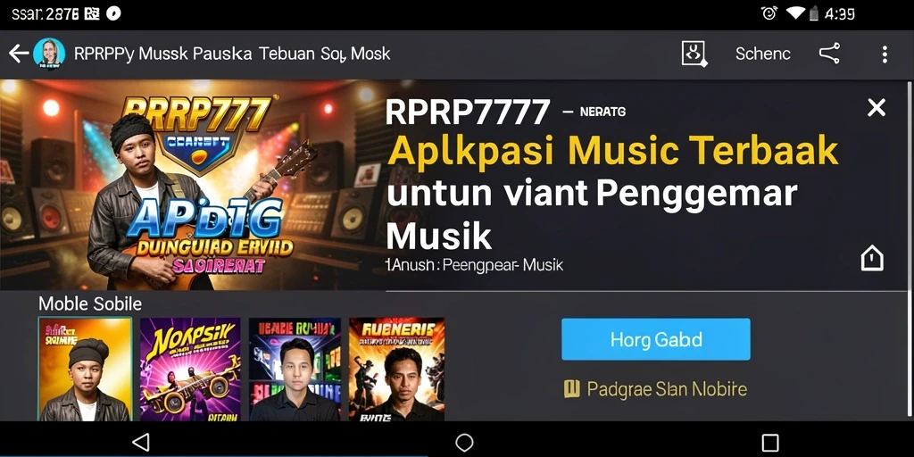 Screenshot RPRP777 menampilkan antarmuka aplikasi yang menarik dan mudah digunakan.