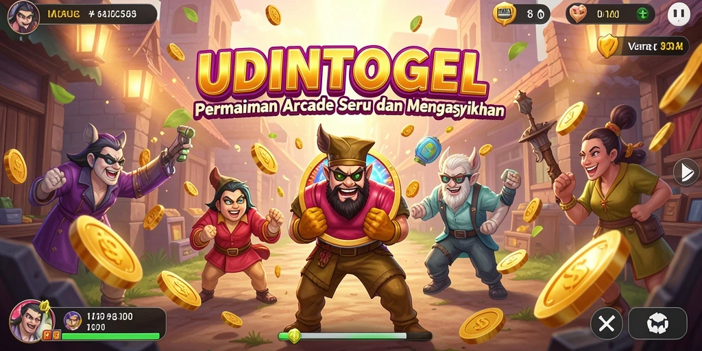 Gameplay seru UDINTOGEL dengan grafis dan tantangan menarik.